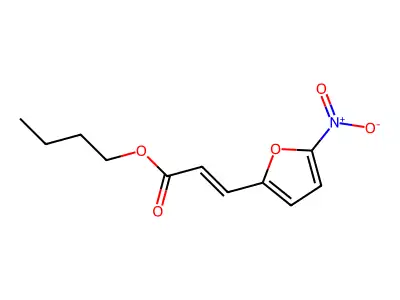 5-硝基-2-呋喃丙烯酸丁酯 structure