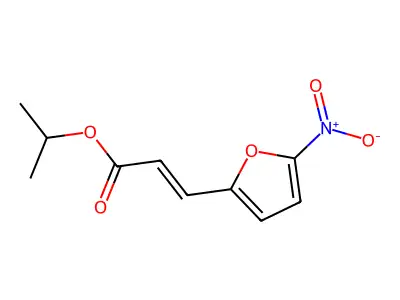 5-硝基-2-呋喃丙烯酸异丙酯 structure