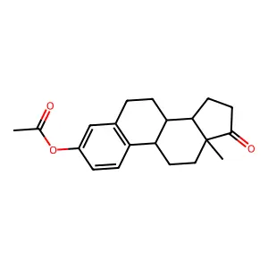 雌酮乙酸酯 structure