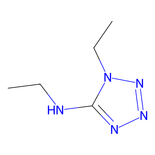 n,1-Diethyl-1h-tetrazol-5-amine structure