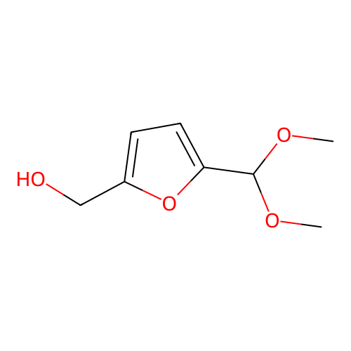 2-Furanmethanol, 5-(dimethoxymethyl)- structure