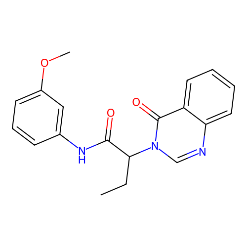 N-(3-methoxyphenyl)-2-(4-oxoquinazolin-3(4H)-yl)butanamide structure