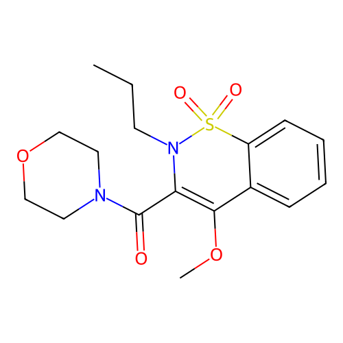(4-methoxy-1,1-dioxo-2-propyl-1 structure