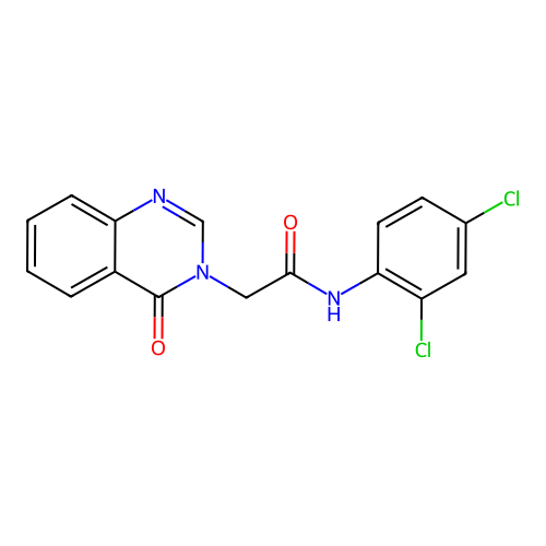 N-(2,4-dichlorophenyl)-2-(4-oxoquinazolin-3(4H)-yl)acetamide structure