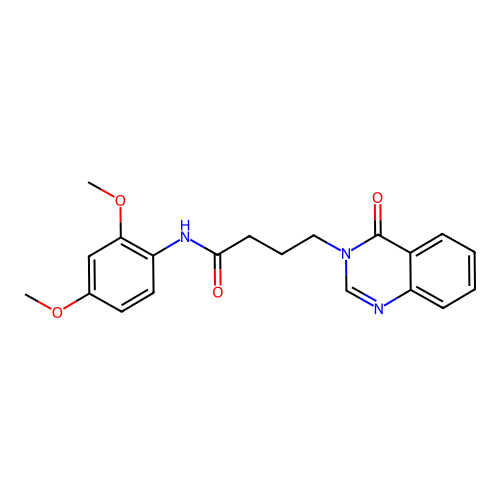 N-(2,4-dimethoxyphenyl)-4-(4-oxoquinazolin-3(4H)-yl)butanamide structure