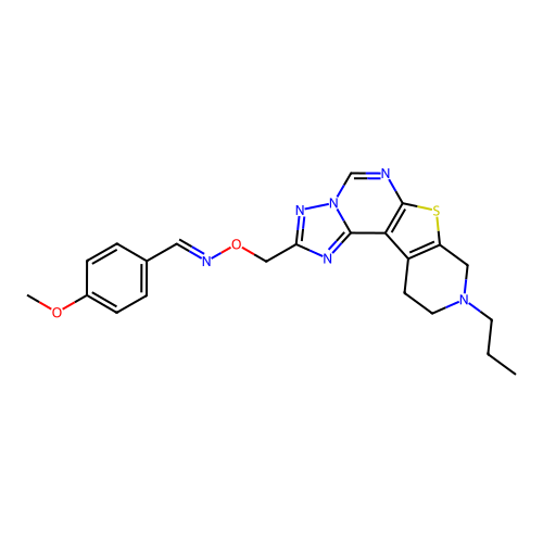 C22H24N6O2S structure