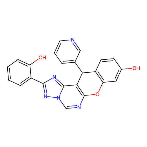 C23H15N5O3 structure