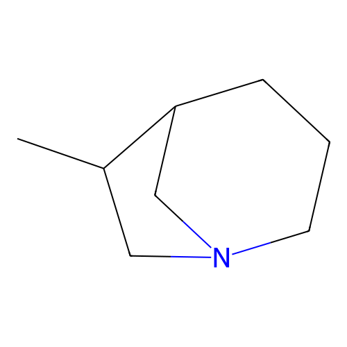 6-Methyl-1-azabicyclo[3.2.1]octane structure
