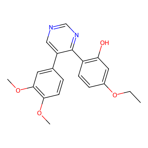 2-[5-(3,4-Dimethoxyphenyl)pyrimidin-4-yl]-5-ethoxyphenol structure