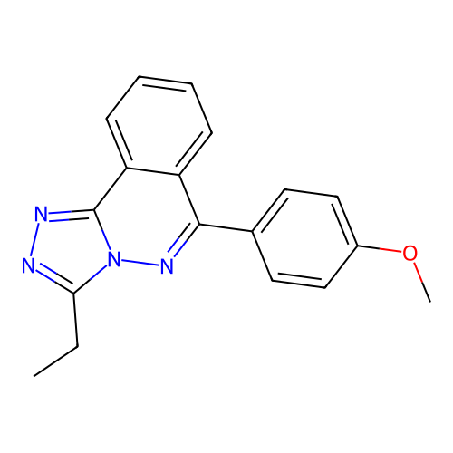3-Ethyl-6-(4-methoxyphenyl)-[1,2,4]triazolo[3,4-a]phthalazine structure