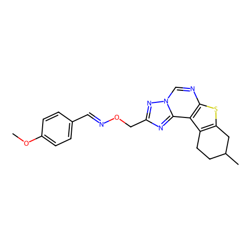 C21H21N5O2S structure