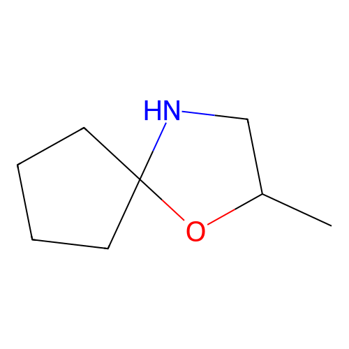 2-Methyl-1-oxa-4-azaspiro[4.4]nonane structure