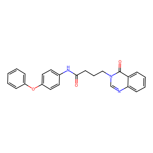 4-(4-oxoquinazolin-3(4H)-yl)-N-(4-phenoxyphenyl)butanamide structure