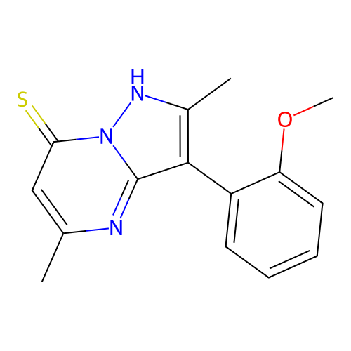 3-(2-Methoxyphenyl)-2,5-dimethylpyrazolo[1,5-a]pyrimidine-7-thiol structure