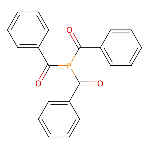 Phosphanetriyltris(phenylmethanone) structure