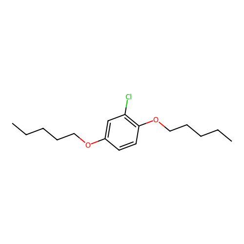 1-Chloro-2,5-dipentyloxybenzene structure