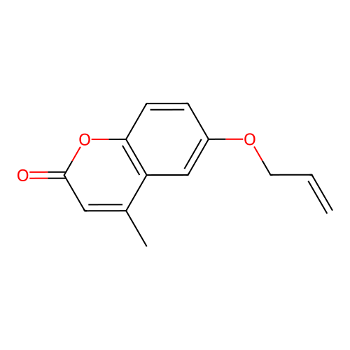 6-Allyloxy-4-methylcoumarin structure