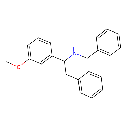 N-benzyl-1-(3-methoxyphenyl)-2-phenylethanamine structure