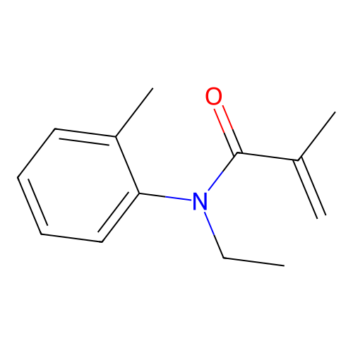 N-Ethyl-ortho-methacrylotoluidide structure