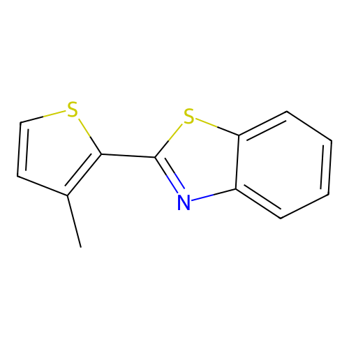 2-(3-Methylthiophen-2-yl)benzo[d]thiazole structure