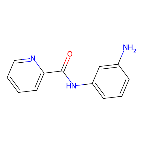 N-(3-aminophenyl)pyridine-2-carboxamide structure