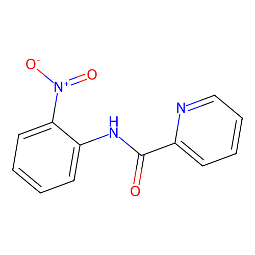 2-Pyridinecarboxamide, N-(2-nitrophenyl)- structure