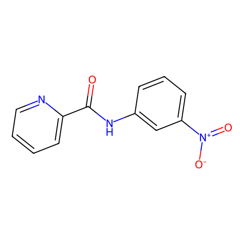 2-Pyridinecarboxamide, N-(3-nitrophenyl)- structure