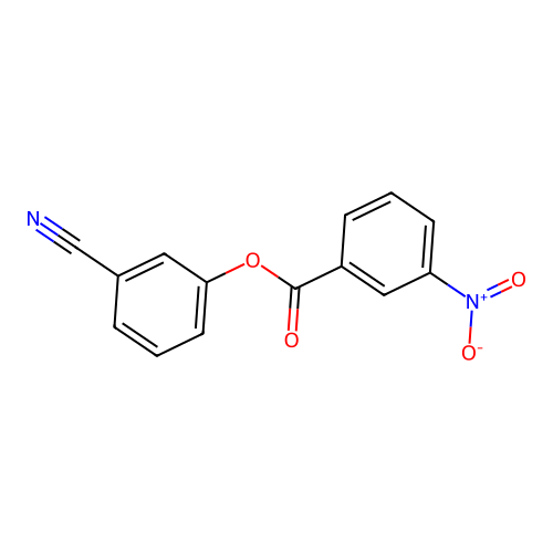 3-[(3-Nitrobenzoyl)oxy]benzonitrile structure