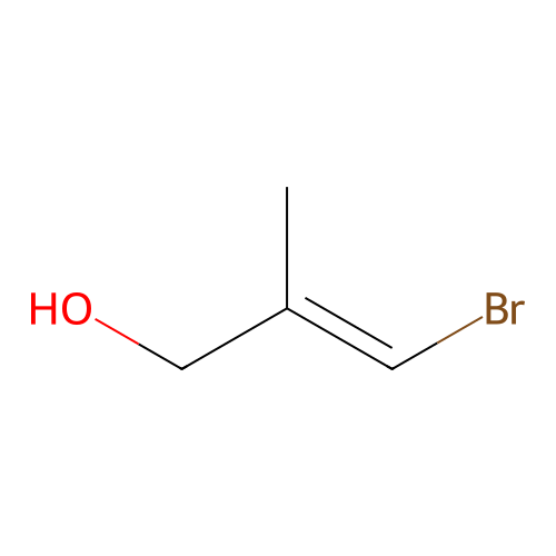 3-Bromo-2-methyl-2-propen-1-OL structure