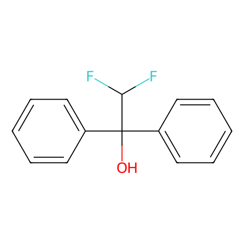 2,2-Difluoro-1,1-diphenylethanol structure