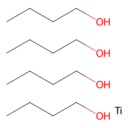 Titanium(IV) butoxide structure