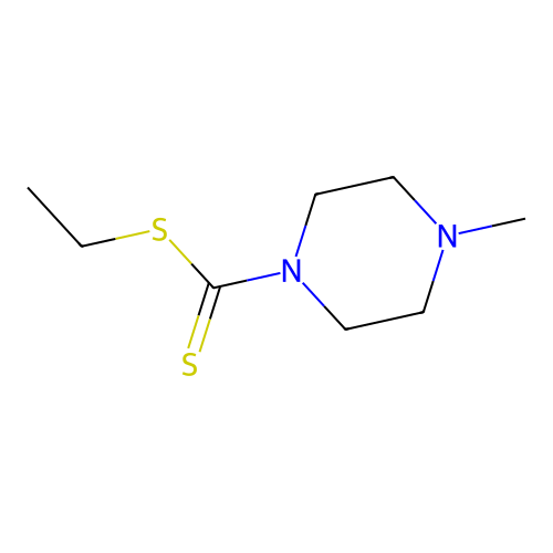 Ethyl 4-methylpiperazine-1-carbodithioate structure