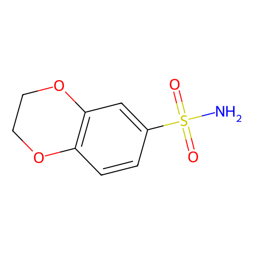 2,3-Dihydro-1,4-benzodioxine-6-sulfonamide structure