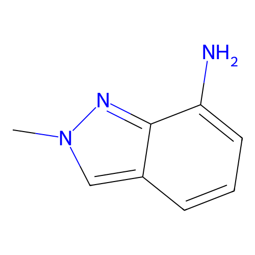 7-Amino-2-methyl-2H-indazole structure