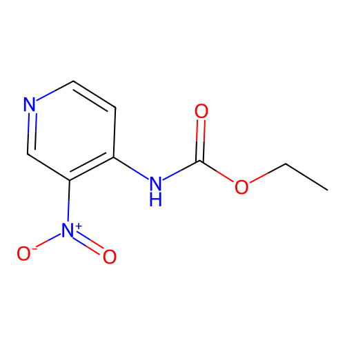 ethyl N-(3-nitropyridin-4-yl)carbamate structure