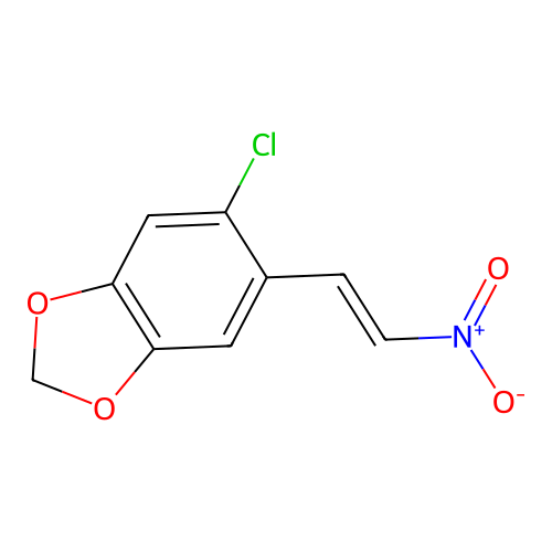 5-chloro-6-(2-nitroethenyl)-1,3-benzodioxole structure