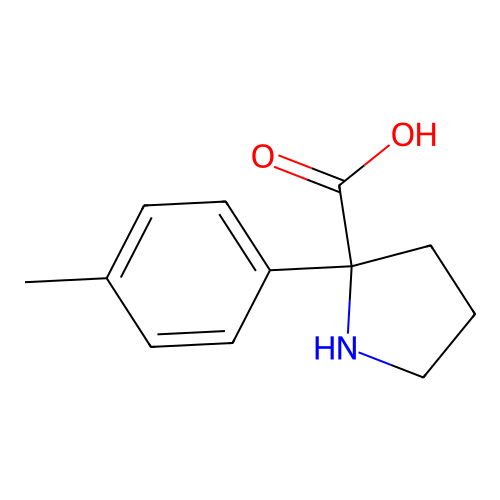 2-(4-Methylphenyl)pyrrolidine-2-carboxylic acid structure