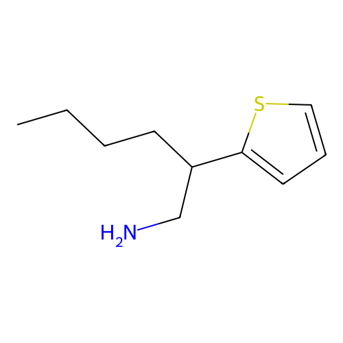2-(噻吩-2-基)己胺 structure