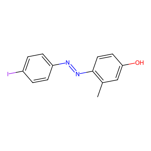 4-[(4-Iodophenyl)diazenyl]-3-methylphenol structure