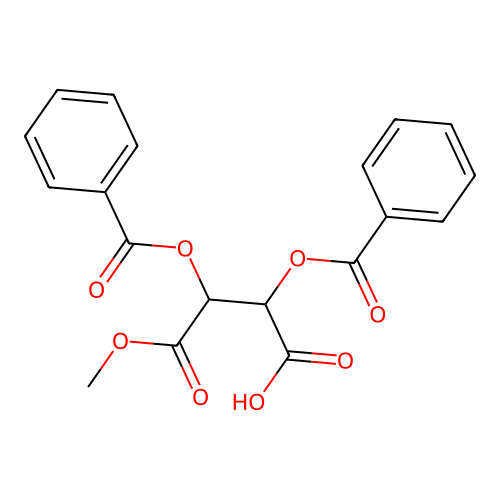 2,3-双(苯甲酰氧基)-4-甲氧基-4-氧代丁酸 structure