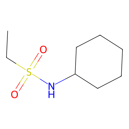N-cyclohexylethanesulfonamide structure