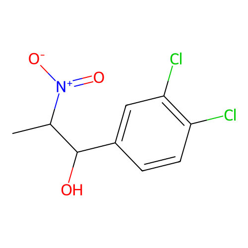 1-(3,4-Dichlorophenyl)-2-nitropropan-1-ol structure