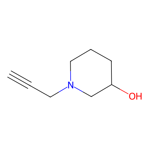 1-Prop-2-ynyl-piperidin-3-ol structure