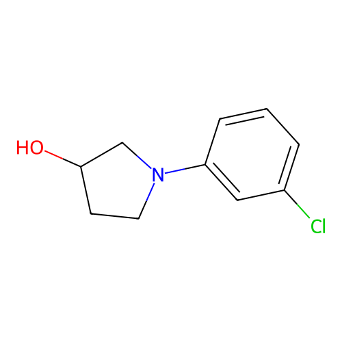1-(3-Chloro-phenyl)-pyrrolidin-3-ol structure