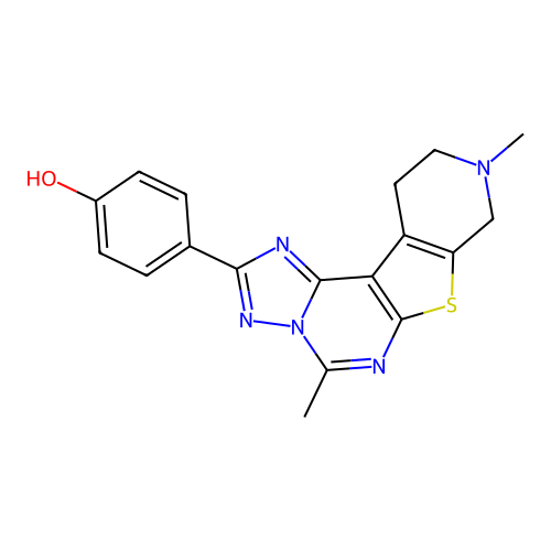 C18H17N5OS structure