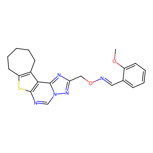 C21H21N5O2S structure