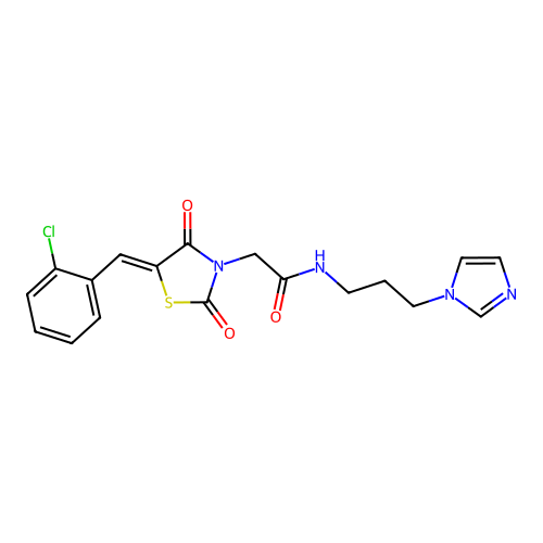 C18H17ClN4O3S structure