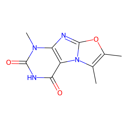4,7,8-Trimethylpurino[8,7-b][1,3]oxazole-1,3-dione structure