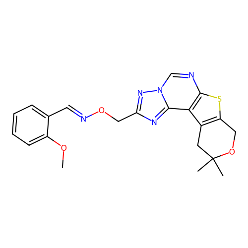 C21H21N5O3S structure