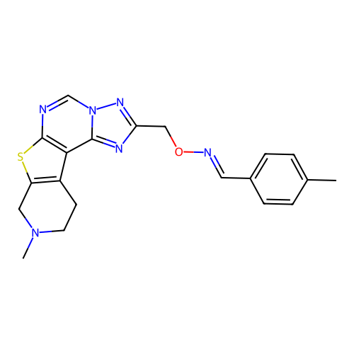 C20H20N6OS structure